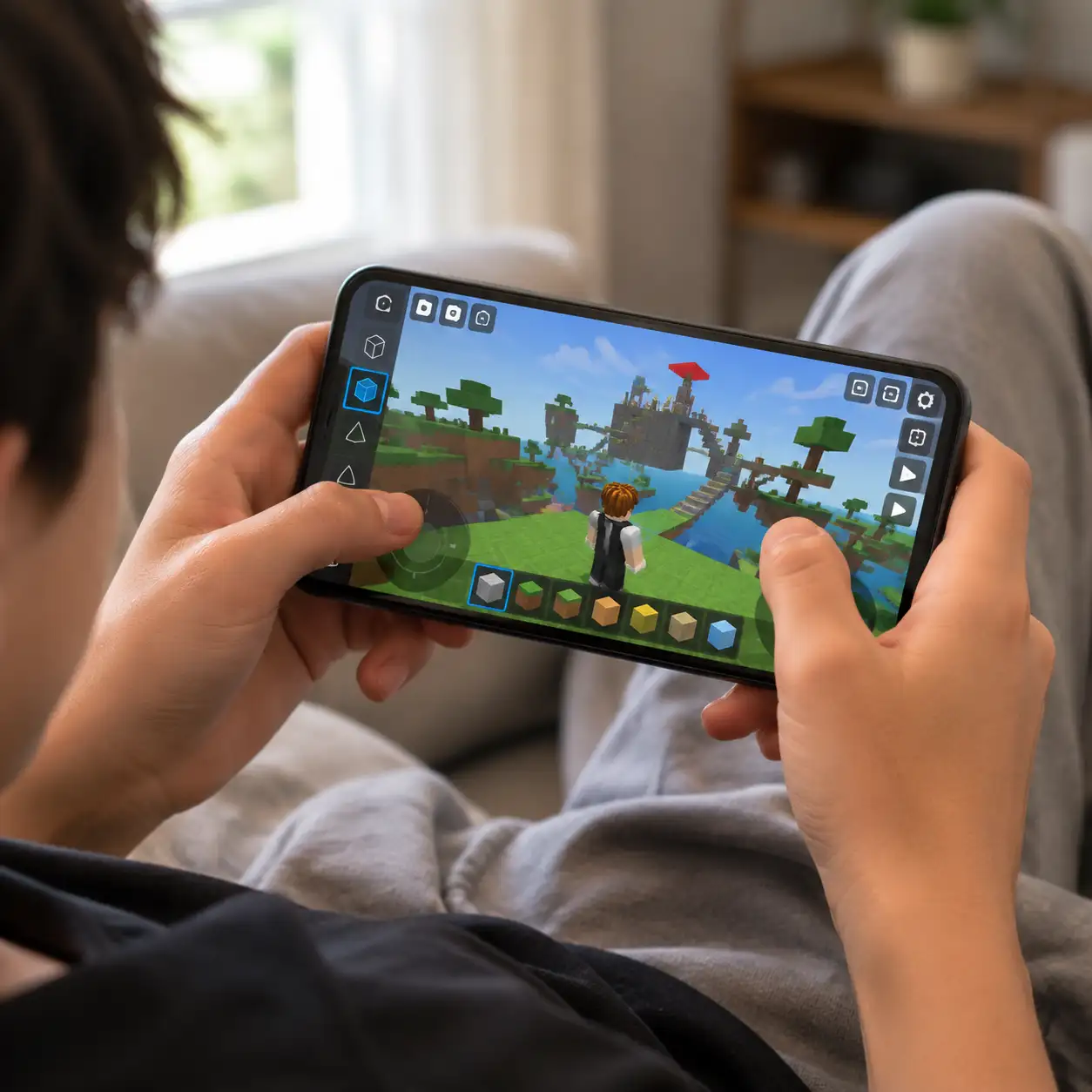 Roblox把造游戏门槛压成一句话,但发布权分两级