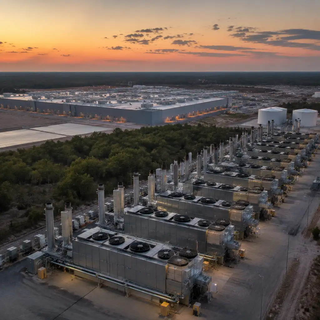 SpaceX新电厂要建1.2吉瓦，但69台无证轮机还得转到2027年7月