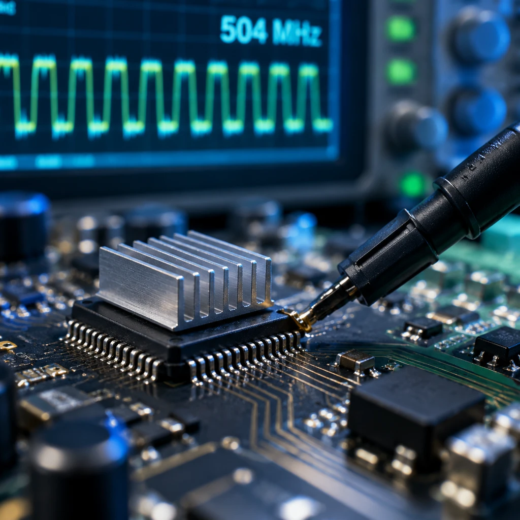 芯片虽超频至504MHz，但指令执行仍受制于外挂内存带宽