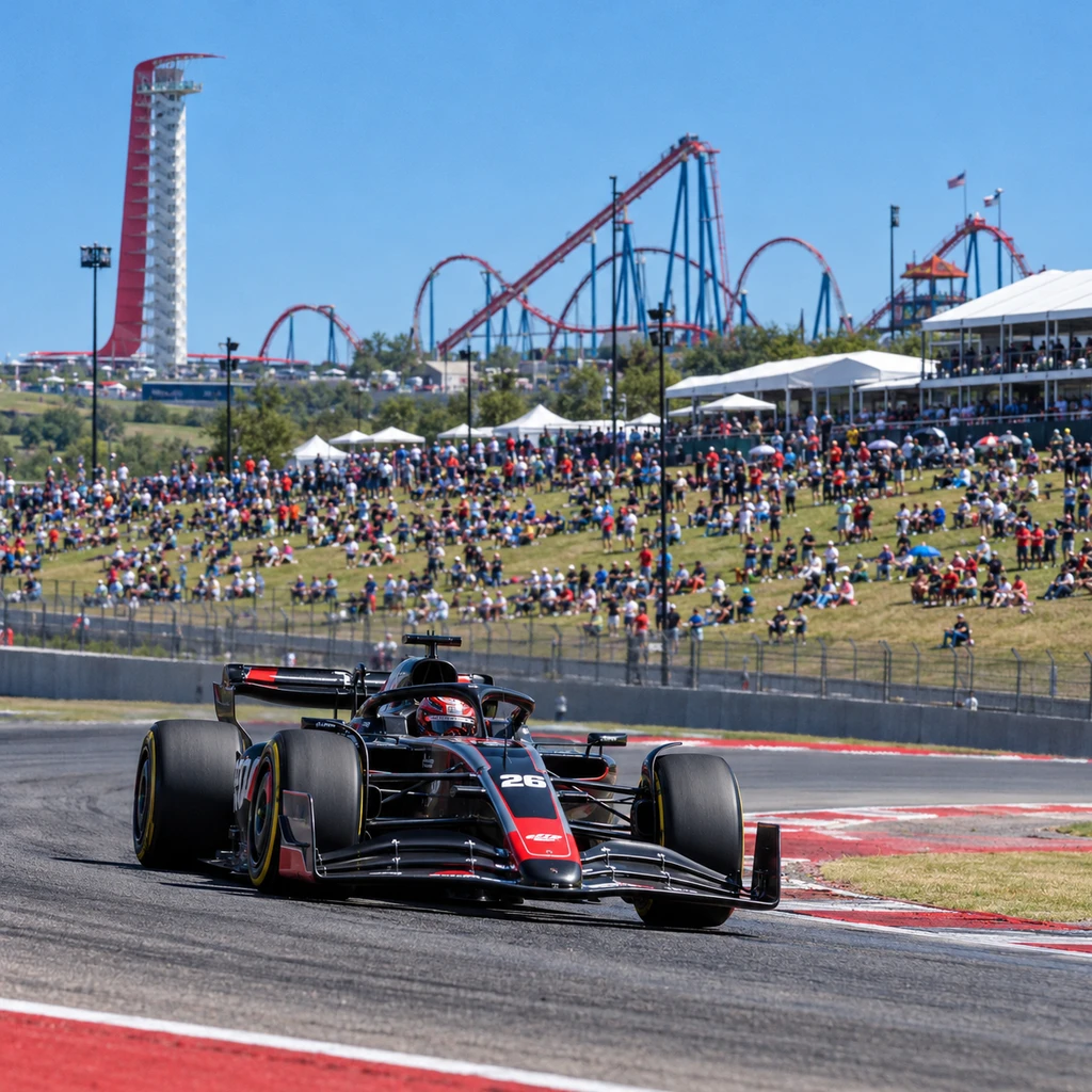 Audi F1首季得州受挫，美洲赛道靠355美元门票与过山车自救