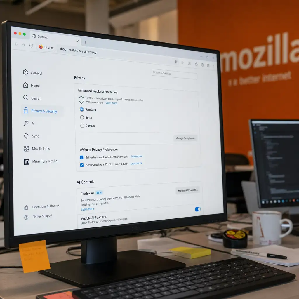 Firefox 的 Project Nova：圆角之外，Mozilla 想把隐私和 AI 开关摆到明处
