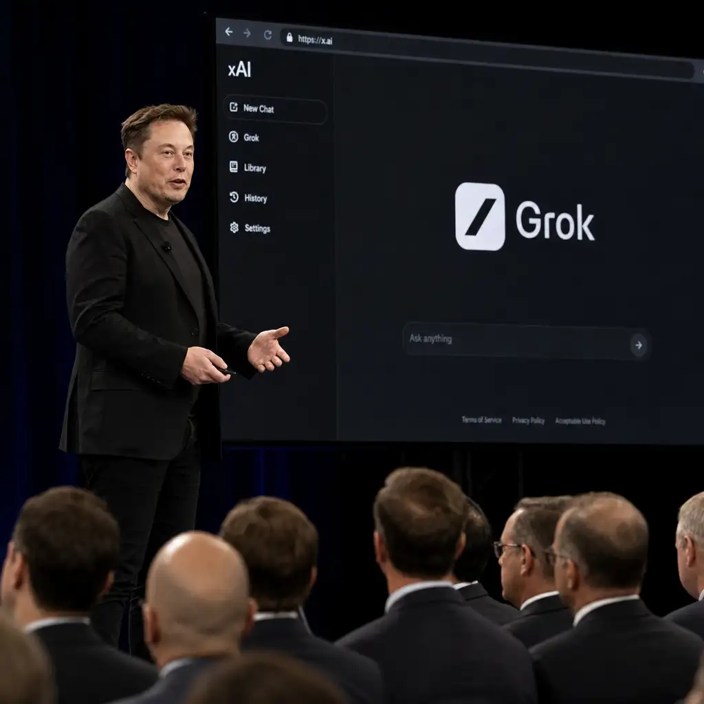 Grok 在美国政府记录里只出现 3 次，xAI 的估值故事缺一张硬牌