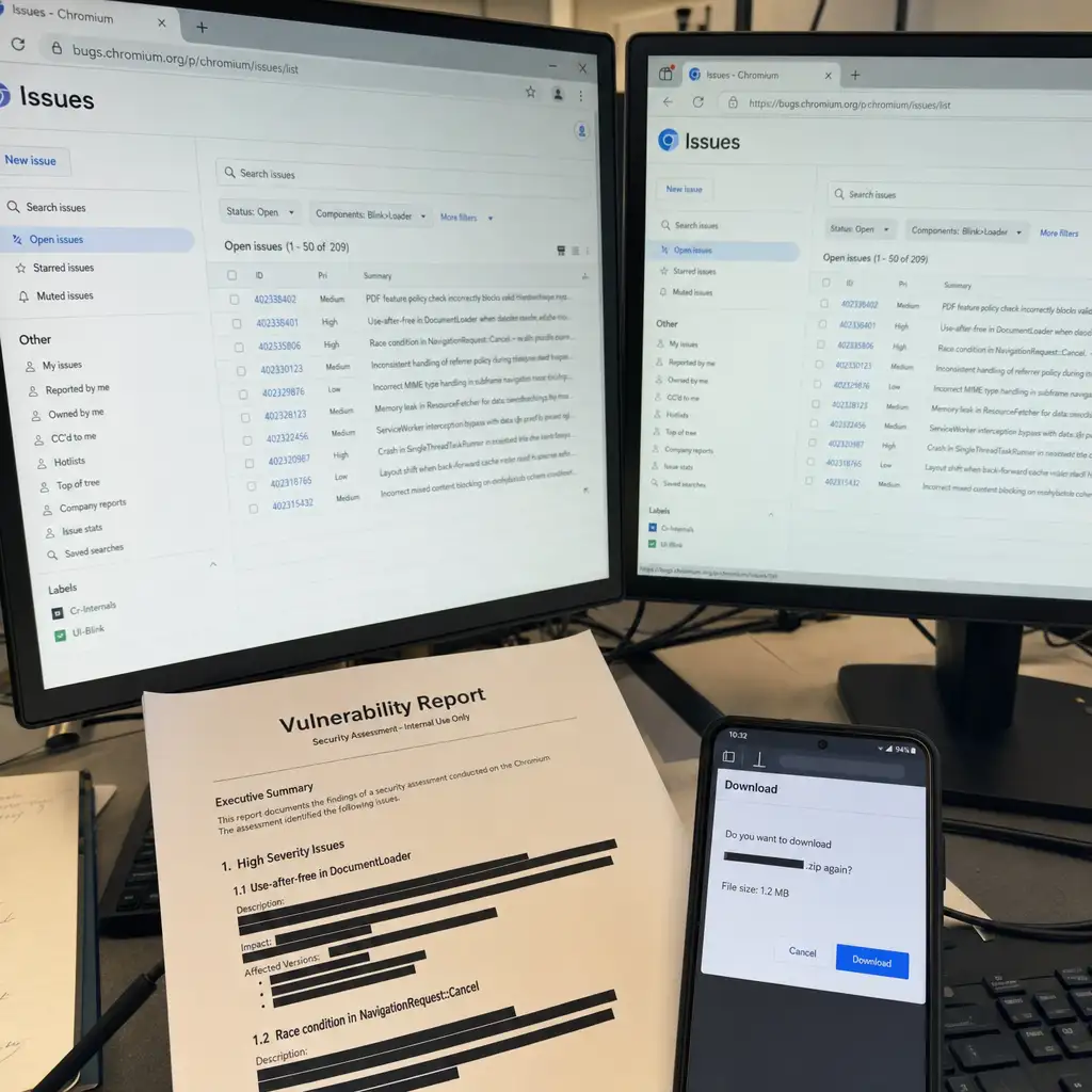 Google误公开未修复PoC:Chromium漏洞从内部工单变成公开风险