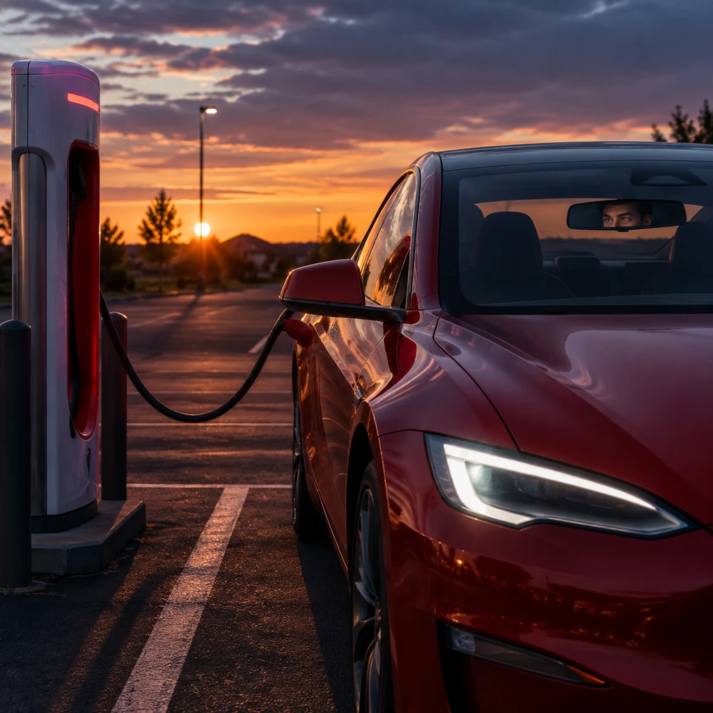 Tesla OTA 推送 2026.38.3 固件更新，允许车主插枪强行挂挡断缆逃生