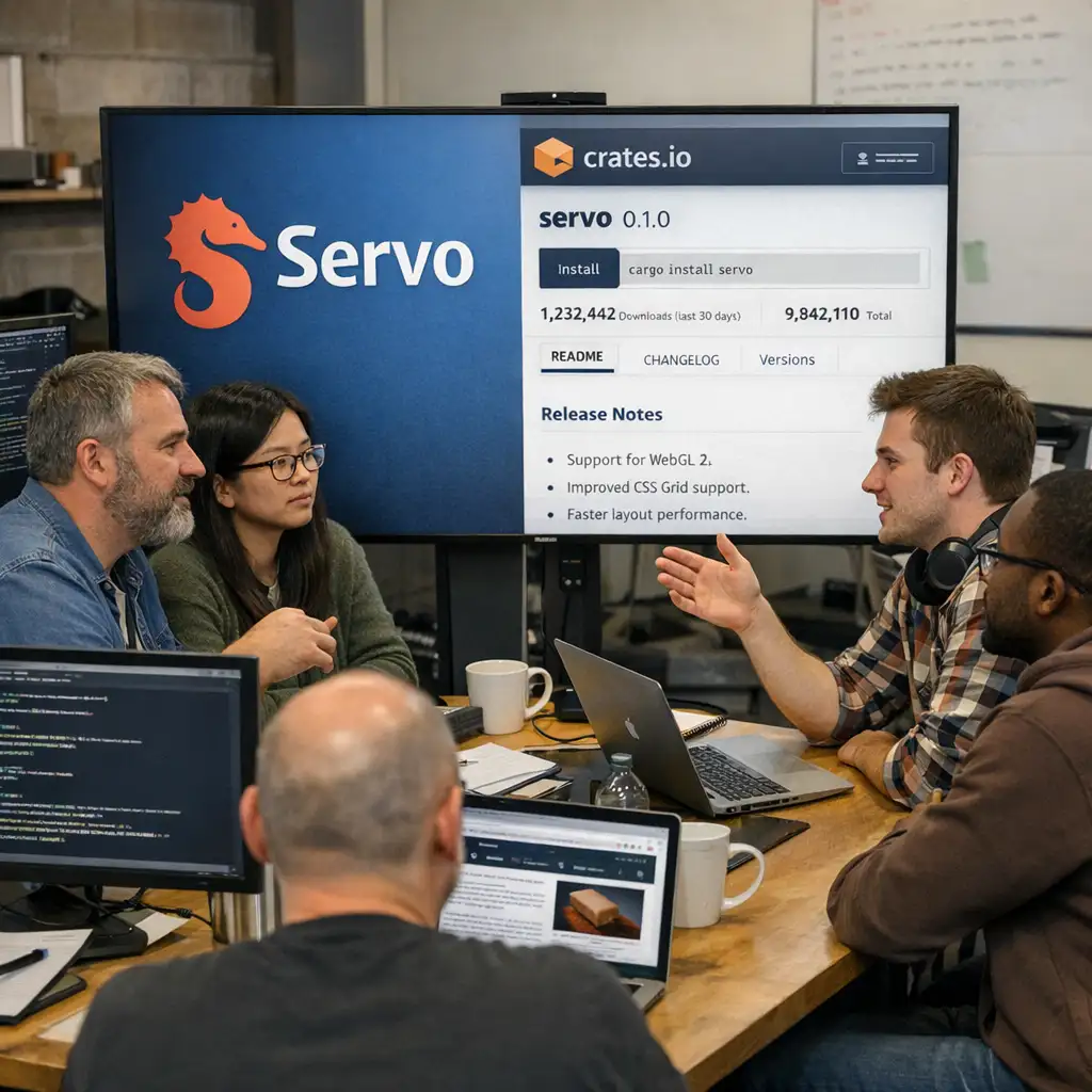 Servo终于上架crates.io：这不是1.0的狂欢，却可能是Rust嵌入式浏览引擎最关键的一步