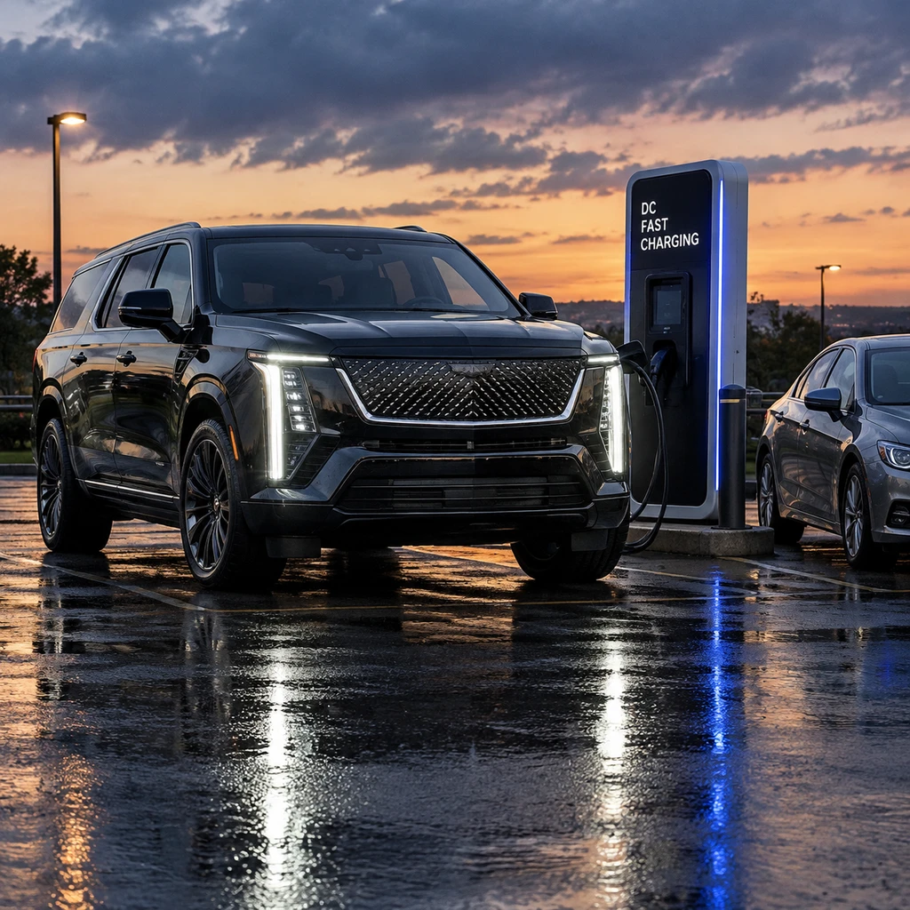 Cadillac Escalade IQ 实测:205度电池重达9046磅,开进卡车法规盲区