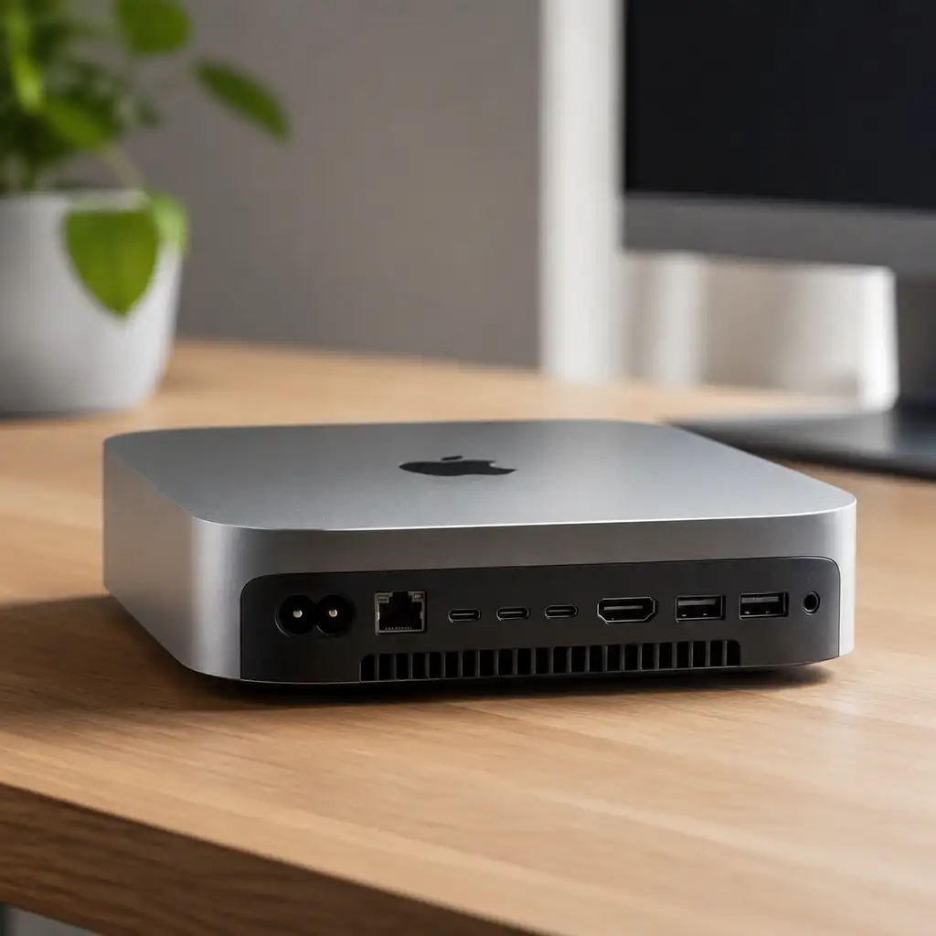 M6 与 M5 Pro 同框的 Mac mini：这更像传闻，不是发布