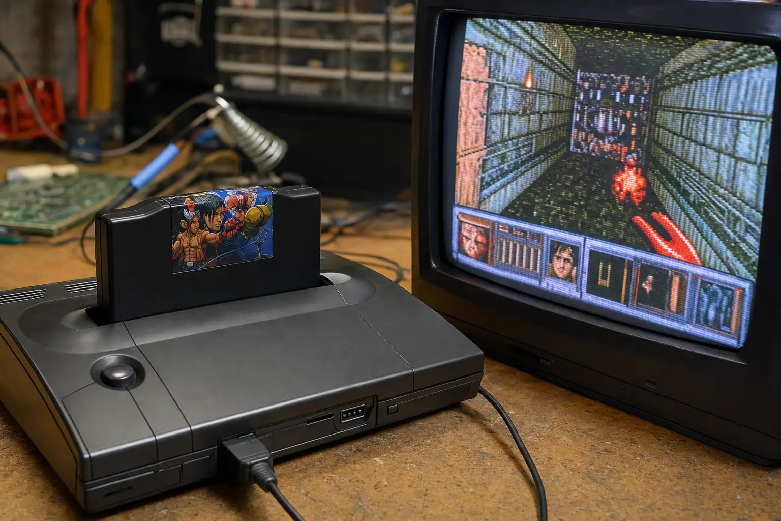 黑客一个月内把「不可能」的Doom跑上Neo Geo，但离能玩还早