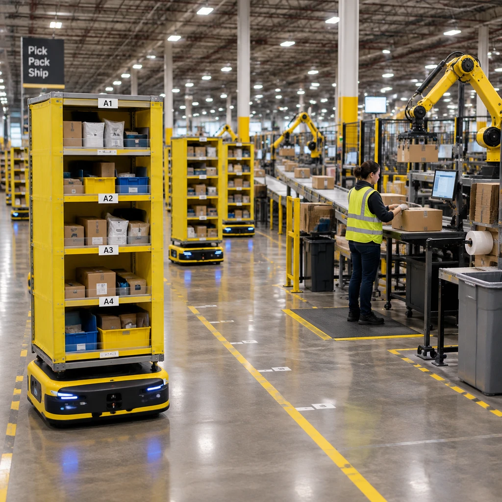 Amazon 部署 100 万台机器人，工伤账本却算不平了