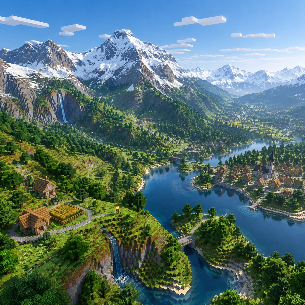 瑞士全境 1:1 塞进 Minecraft，Blocks 项目背后的地理数据算法与 15 瑞郎门槛