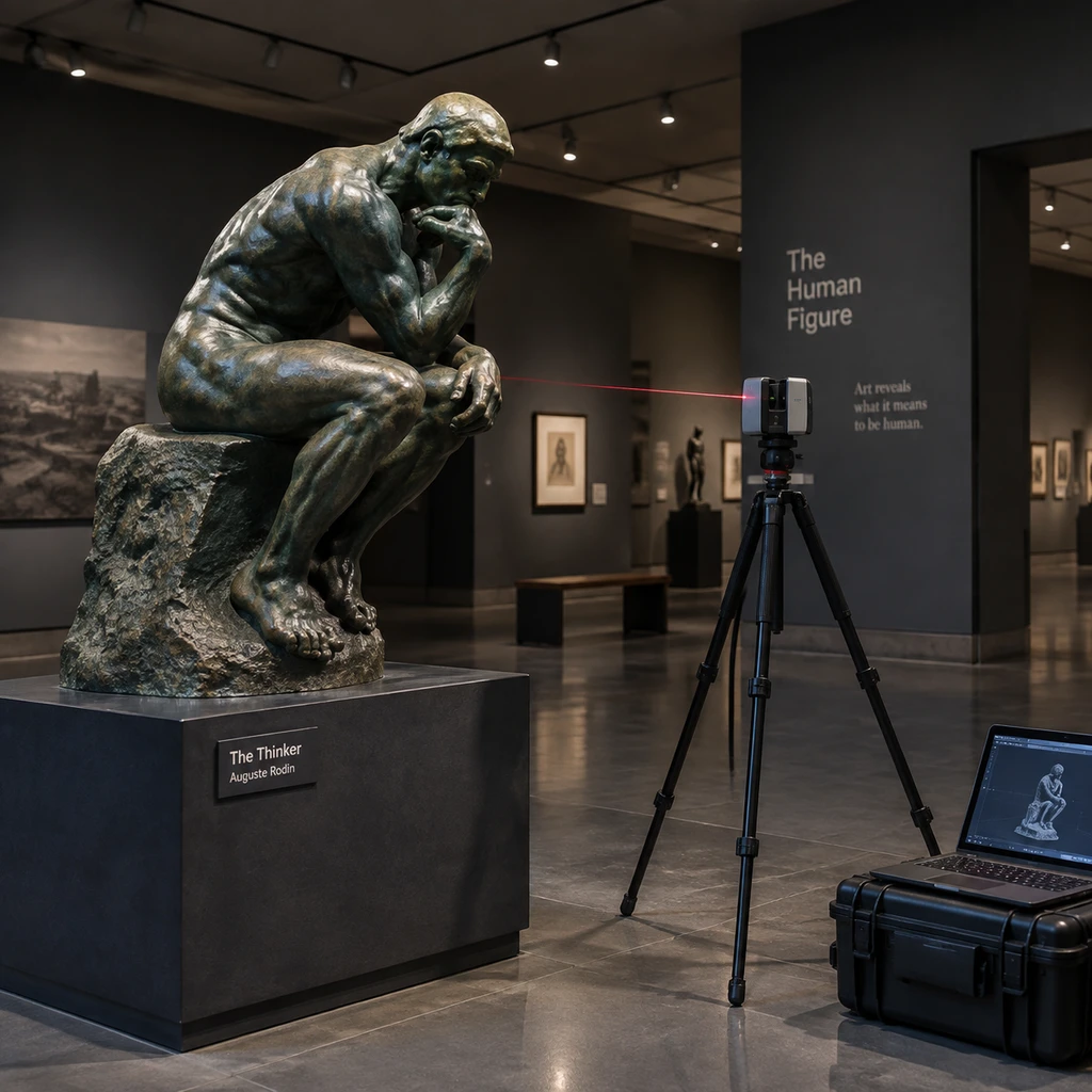 Rodin Museum 3D 点云扫描案尘埃落定：一场耗时八年倒贴三千欧元的公开溃败