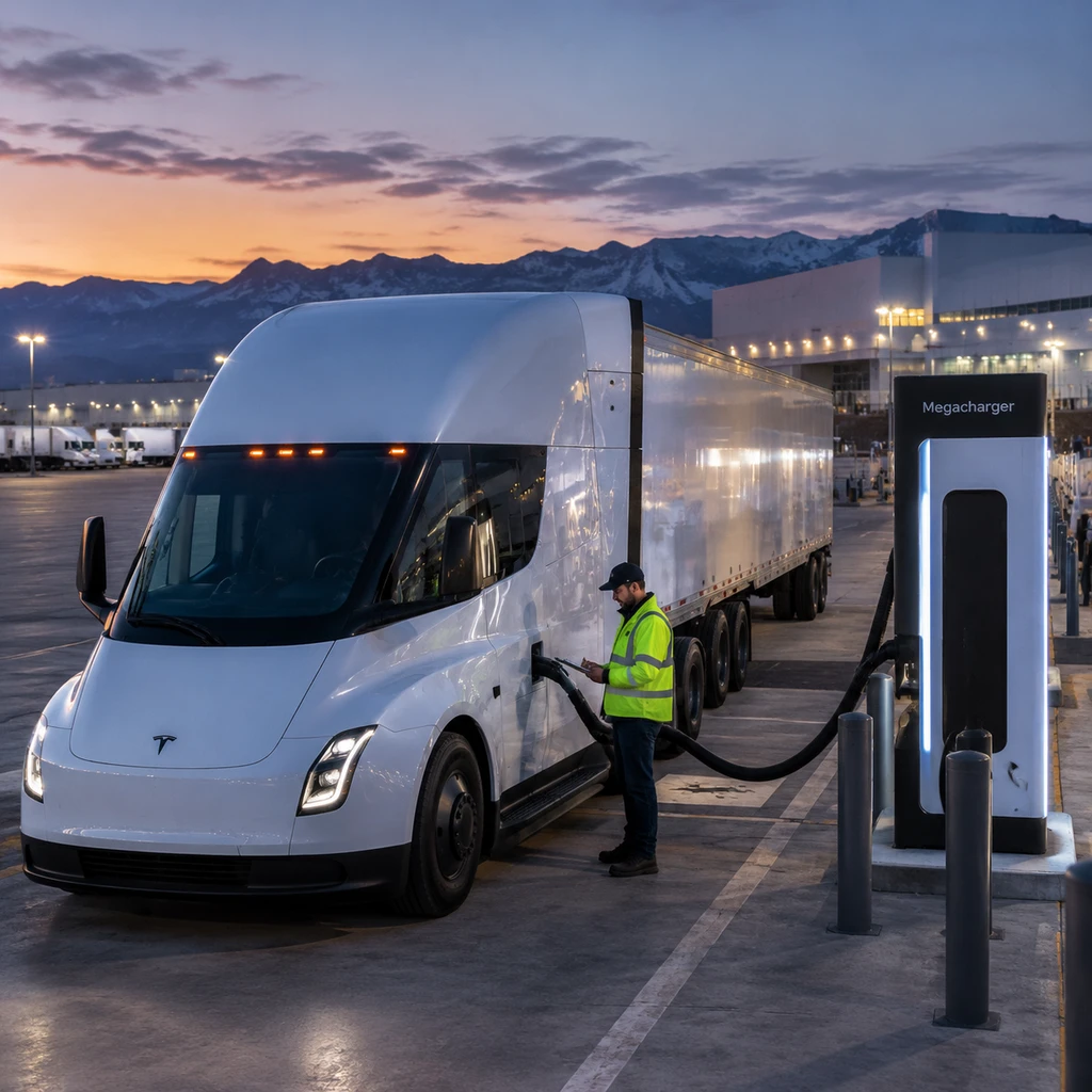 Tesla Semi 斩获 2500 辆订单：改回车窗减重千磅，500英里干线仍被电网卡紧