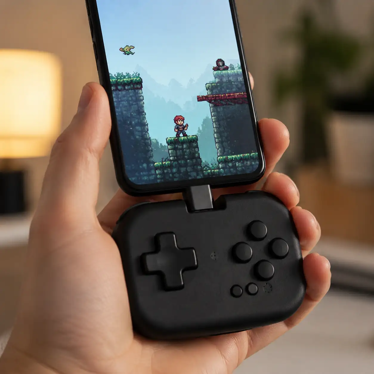 8BitDo FlipPad：30美元一个USB-C接口，把手机夹成半个Game Boy