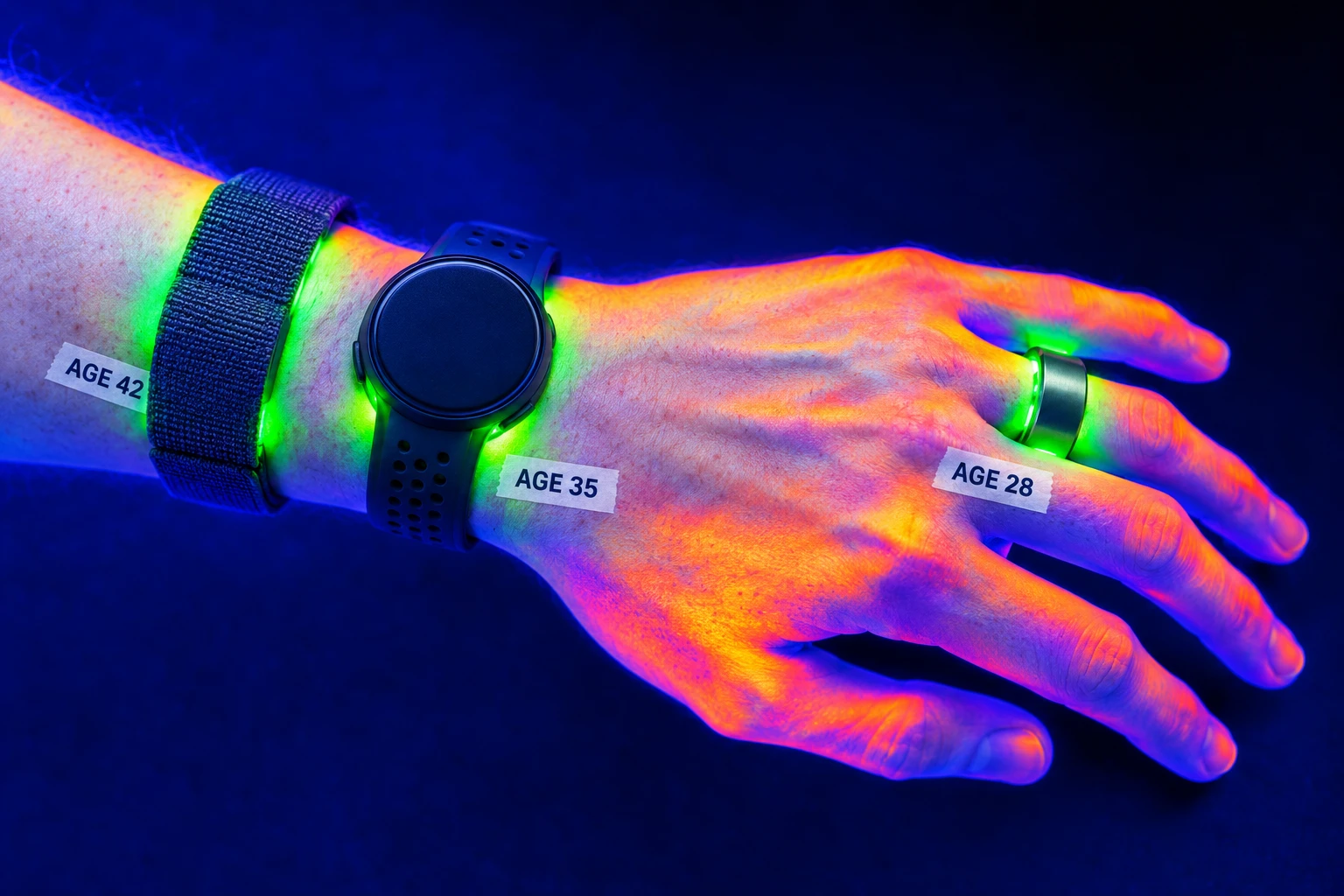 戴上 WHOOP 与 Oura 测出 3 个生理年龄:揭秘可穿戴设备 11% 验证率的算法黑箱