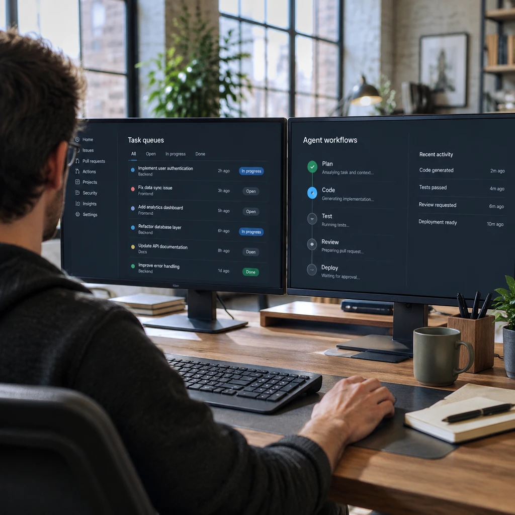 GitHub 将新版 Dashboard 设为全员默认，首页 12 条限制下的智能体调度台转向