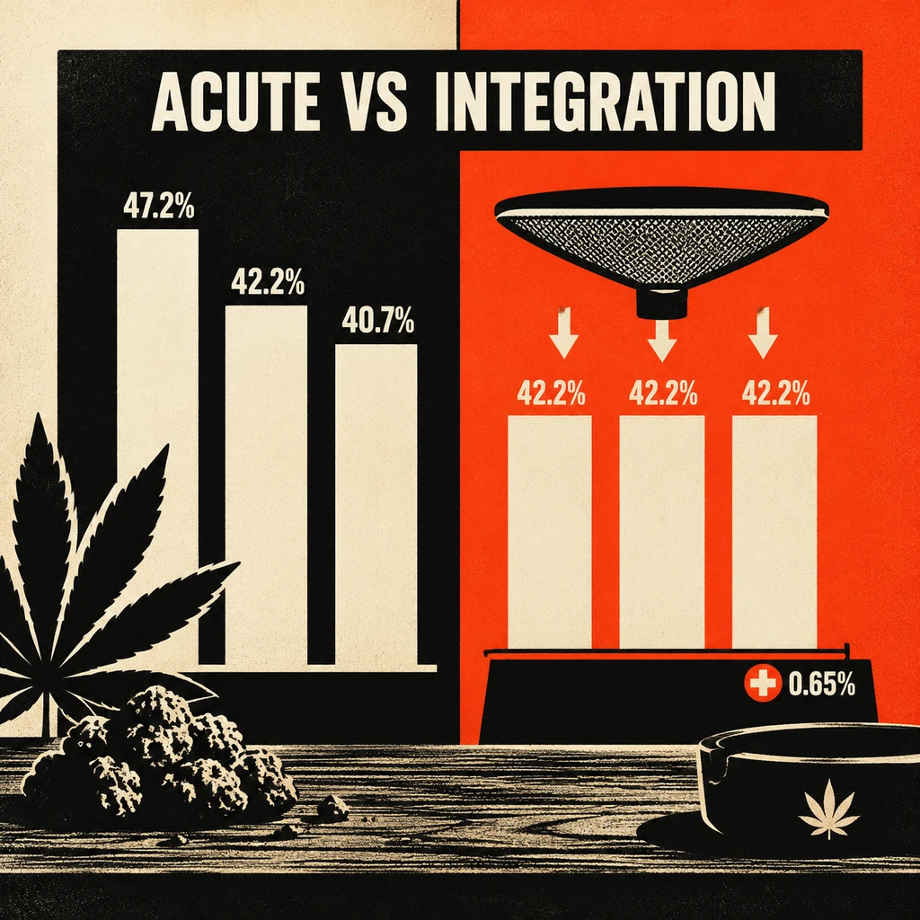 区分求助时机后各致幻物质的痛苦率并无显著差异(示意图)