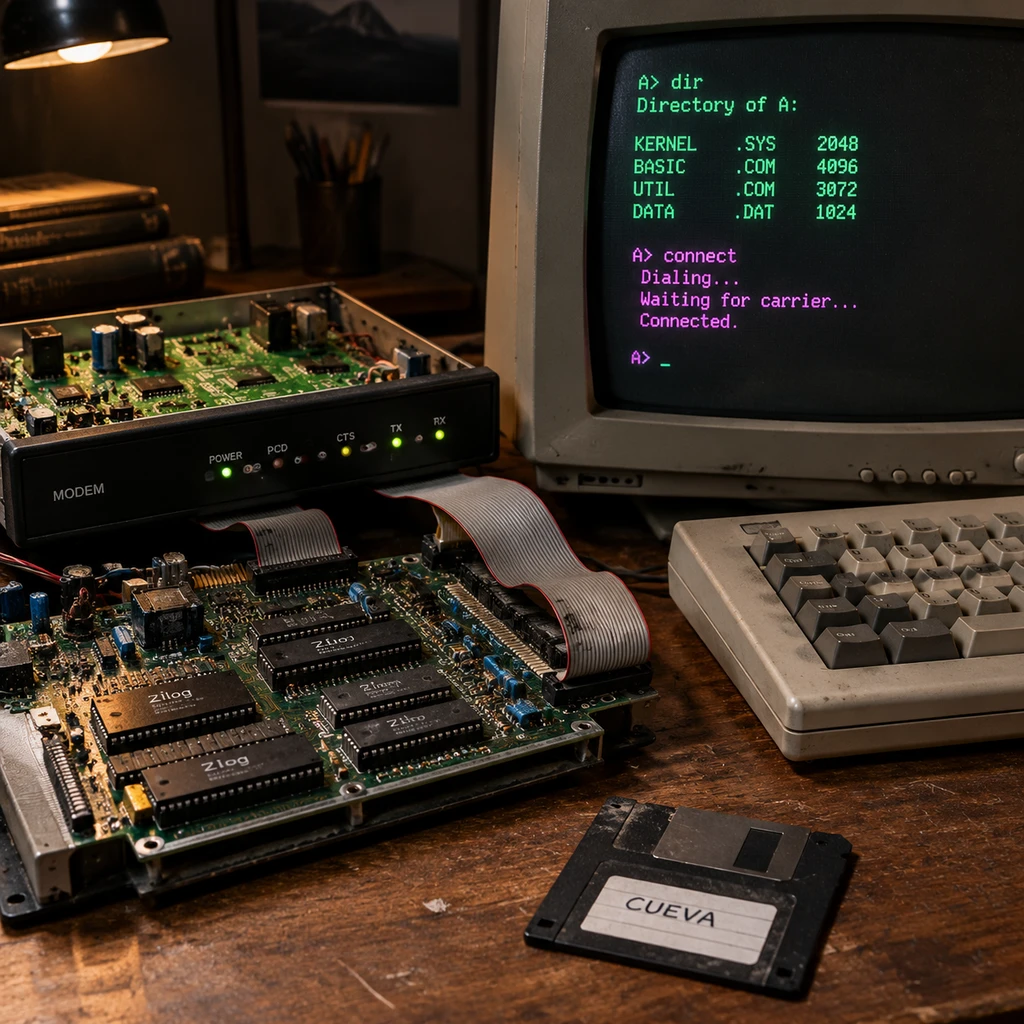 一张软盘唤醒 1993 年 La Cueva BBS：64KB 终端日志背后的拉美网络前史