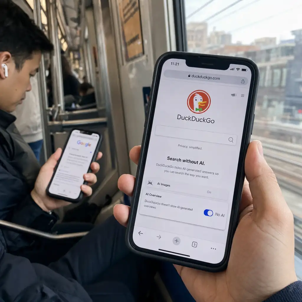 DuckDuckGo 推出“No AI”搜索扩展：用户要的不是反 AI，而是别被默认推着走