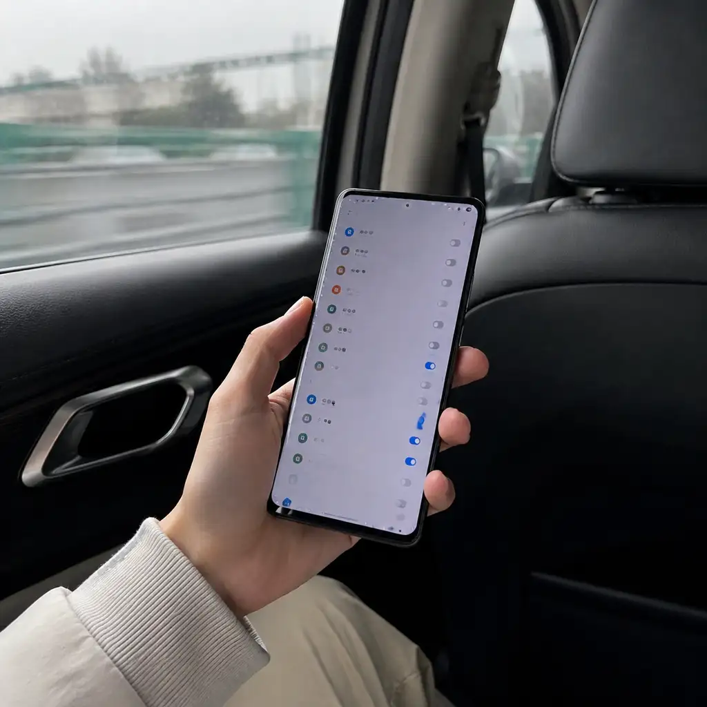 苹果两年前的防晕车圆点，Android 才刚追上