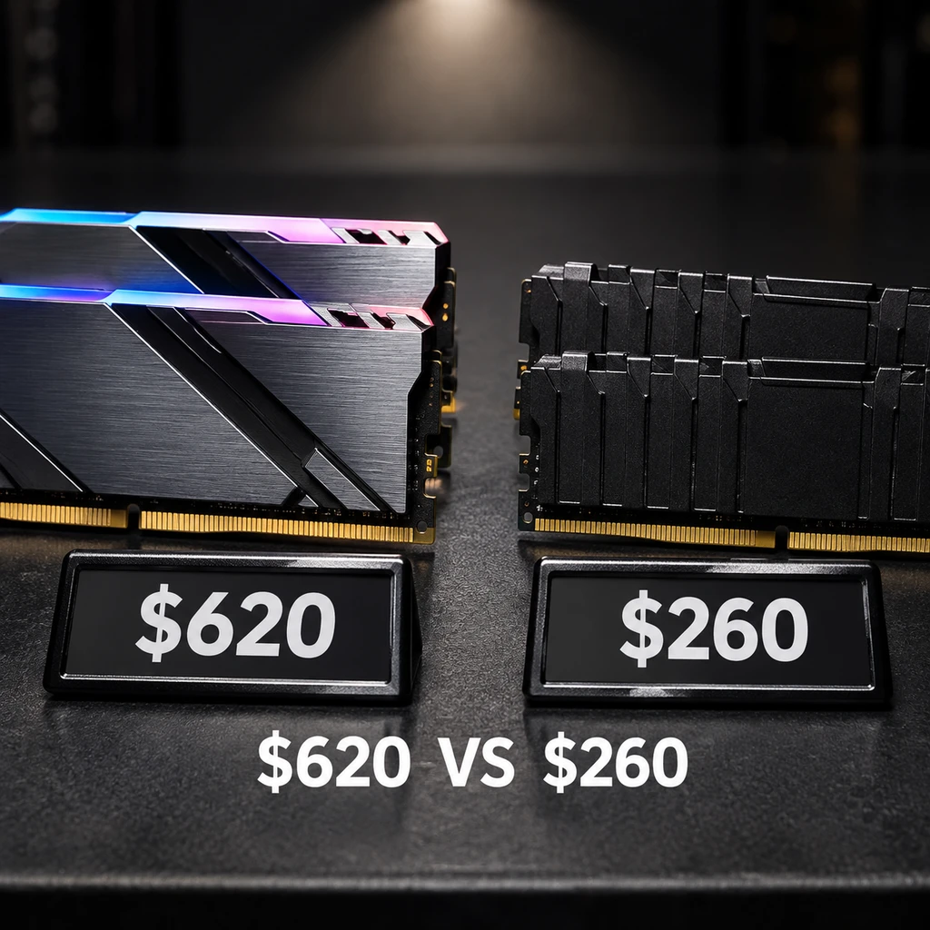 新一代 DDR5 售价暴涨至旧款 DDR4 的两倍以上