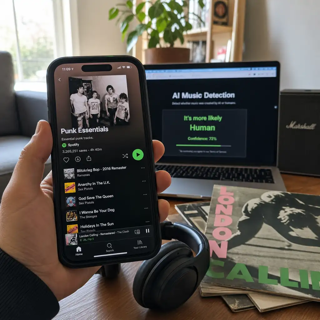 Deezer把AI音乐检测推向Spotify歌单：平台不接，就让用户先查