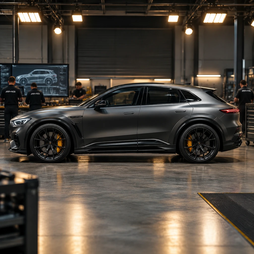 梅赛德斯-AMG推出1153马力AMG GT SUV：轴向磁通电机与近2.7吨物理博弈