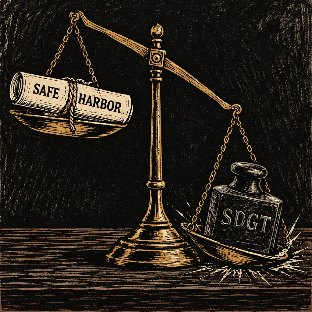 反恐长臂管辖落地，互联网基础设施的中立避风港原则失效(示意图)