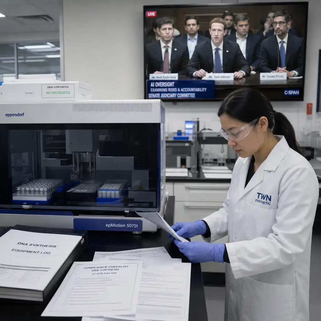 AI 巨头联名要求国会管 DNA 订单：风险不在模型，在下单那一刻